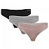 [해외]험멜 T백 Juno Seamless 3 단위 3139486099 Ash Rose / Black / Paloma