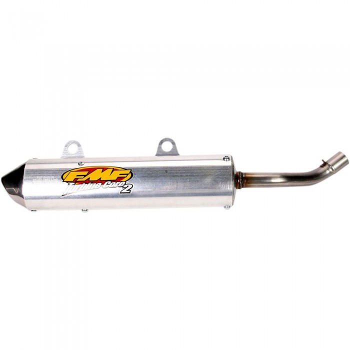 [해외]FMF TurbineCore 2 W/Spark Arrestor Stainless Steel YZ125 96-99 비인증 슬립온 머플러 9137524191 Silver