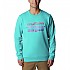 [해외]컬럼비아 스웨트 셔츠 Tumalo Creek™ Crew 5139565678 Bright Aqua / Bordered CSC