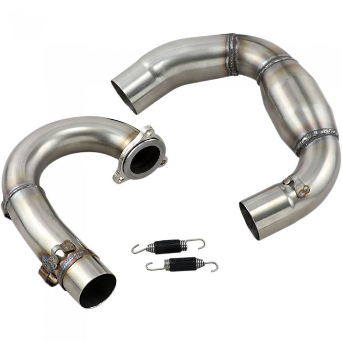 [해외]FMF MegaBomb Header Stainless Steel YZ450F 18-19 배기 매니폴드 9137523832 Silver