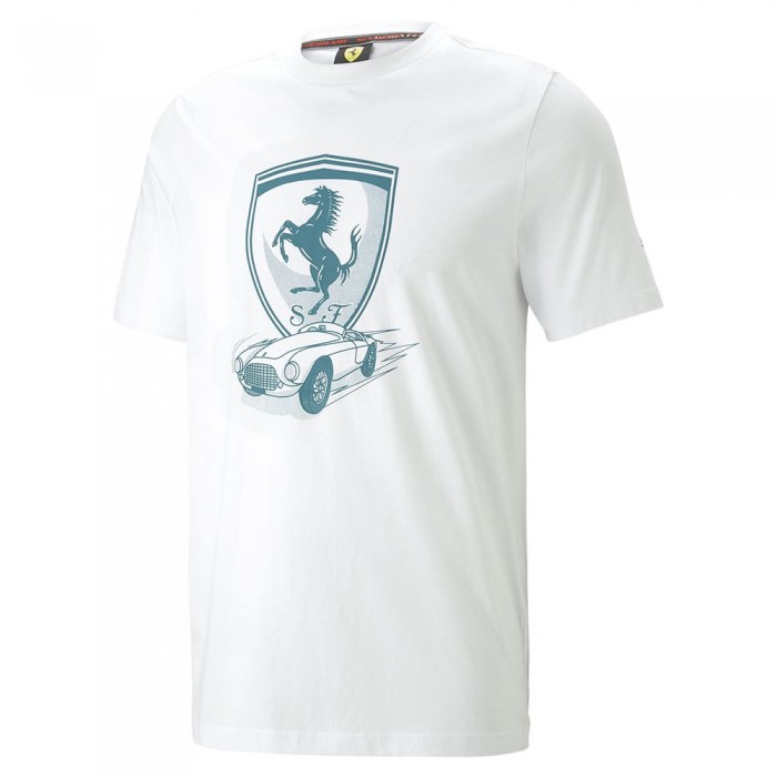 [해외]푸마 Ferrari Race Big 반팔 티셔츠 9139553765 Puma White 1