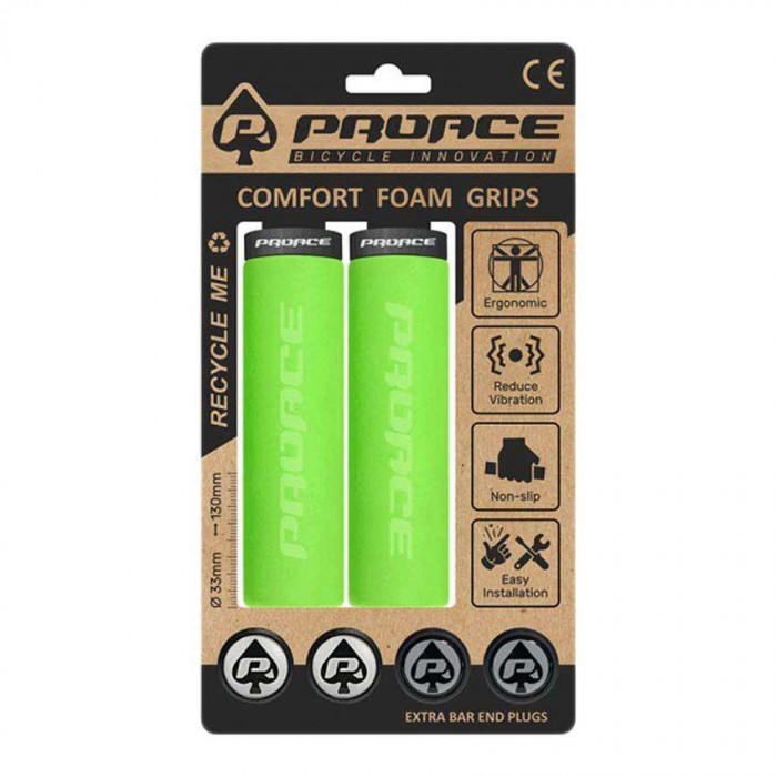 [해외]PROACE Comfort Foam Lock On 핸들 그립 1139624137 Green