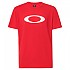 [해외]오클리 APPAREL O-Bold Ellipse 반팔 티셔츠 1139487175 Red Line / White