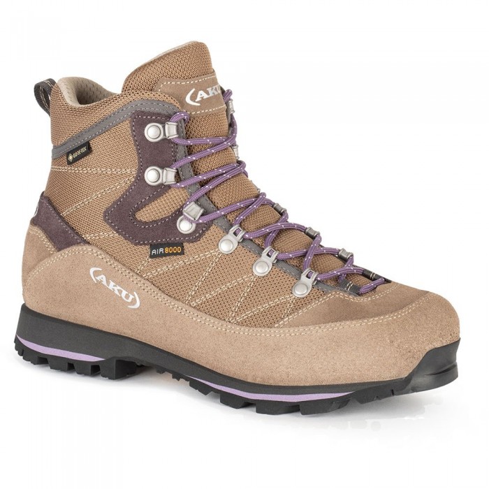 [해외]아쿠 Trekker Lite III 고어텍스 넓은 하이킹 부츠 4139282585 Beige / Deep Violet