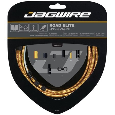 [해외]JAGWIRE 브레이크 키트 Road Elite Link Brake Kit 1138504940 Gold