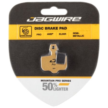 [해외]JAGWIRE 브레이크 패드 프로 세미 메탈릭 트레일-M 가이드 Disc Brake Pad Avid 1138505024 Black