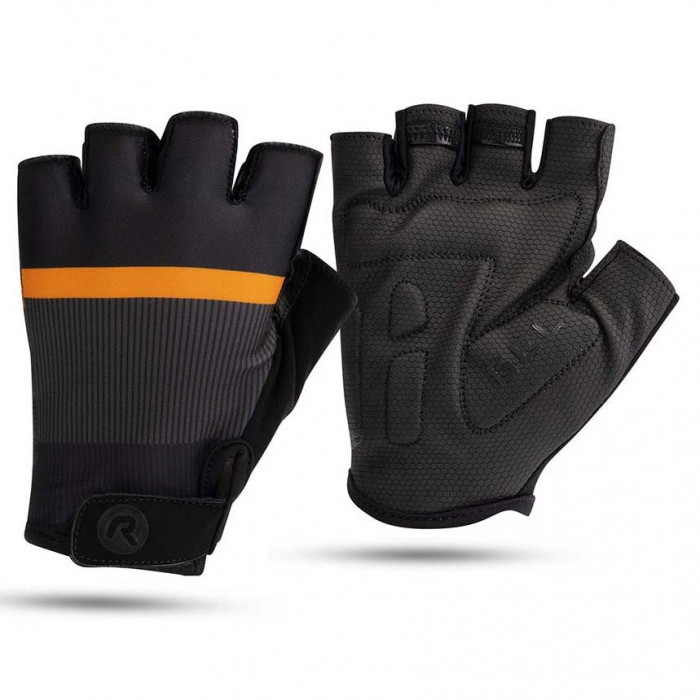 [해외]ROGELLI Hero II 짧은 장갑 1139662627 Orange / Grey / Black