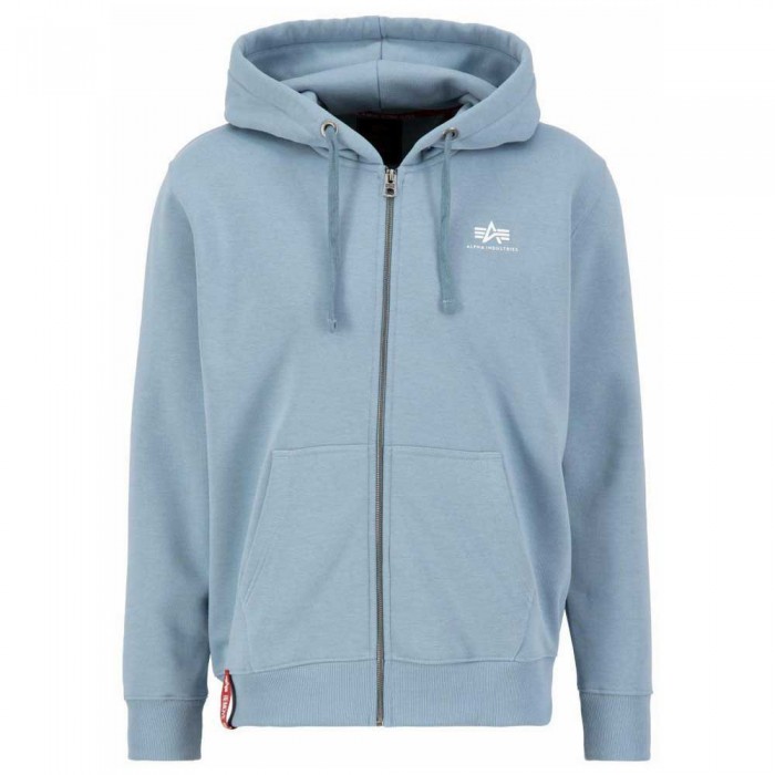 [해외]알파 인더스트리 Basic Zip Sl 후드티 139303915 Grey / Blue