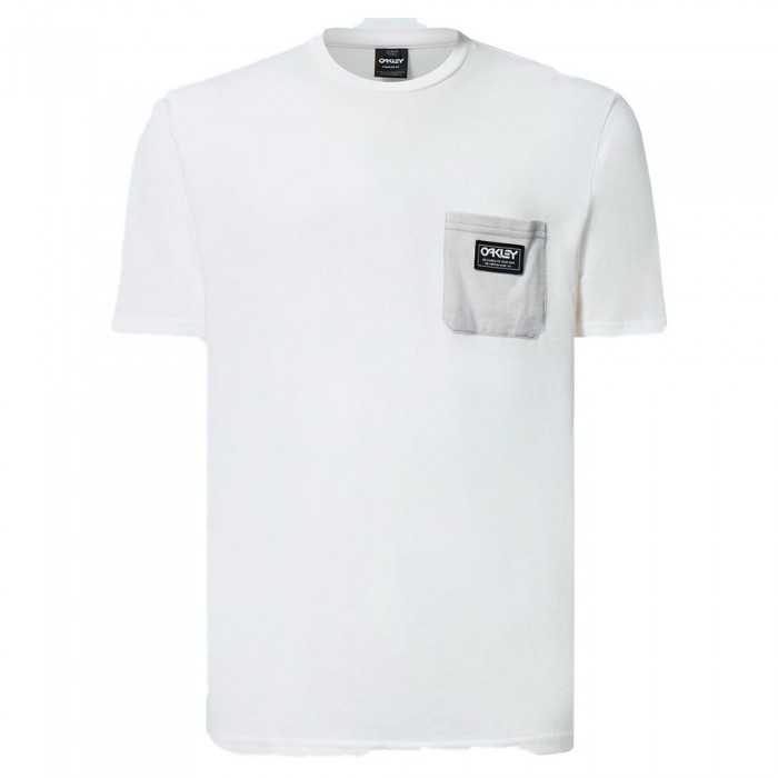 [해외]오클리 APPAREL Classic B1B Pocket 반팔 티셔츠 14139486687 White / Grey