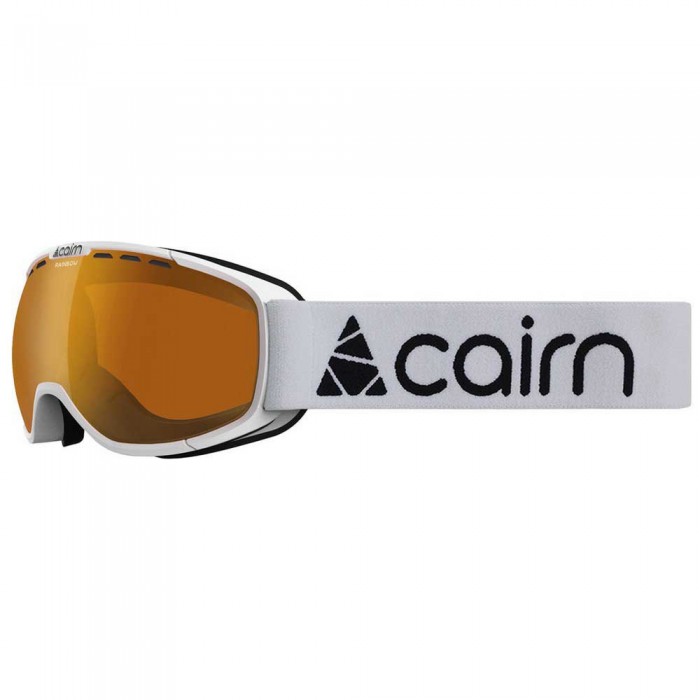 [해외]CAIRN 레인bow 스키 고글 4137583329 Shiny White