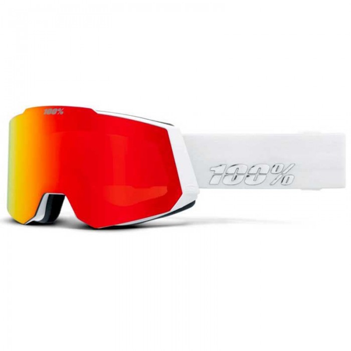 [해외]100% Snowcraft Hiper 스키 고글 4139682098 White / Red