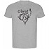 [해외]KRUSKIS Dive! ECO 반팔 티셔츠 10139684901 Heather Grey