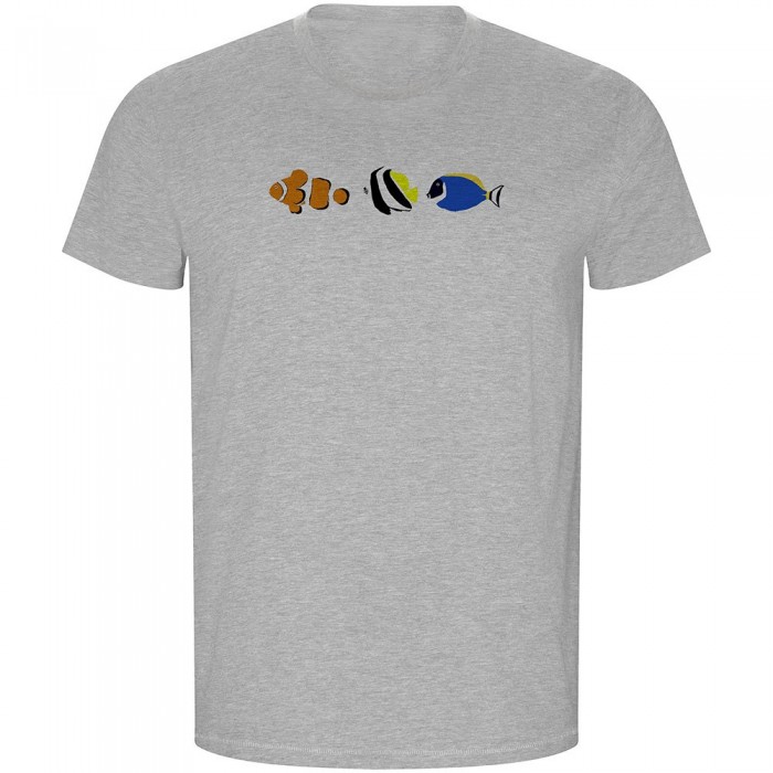 [해외]KRUSKIS Ocean Reef ECO 반팔 티셔츠 10139685143 Heather Grey