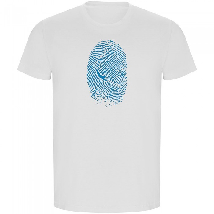 [해외]KRUSKIS SpearFisher Fingerprint ECO 반팔 티셔츠 10139685242 White