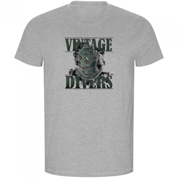 [해외]KRUSKIS Vintage Divers ECO 반팔 티셔츠 10139685319 Heather Grey