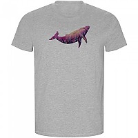 [해외]KRUSKIS Whale ECO 반팔 티셔츠 10139685325 Heather Grey
