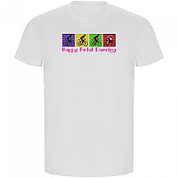 [해외]KRUSKIS Happy Pedal Dancing ECO 반팔 티셔츠 1139685010 White