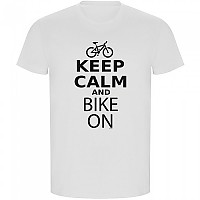 [해외]KRUSKIS Keep Calm And Bike On ECO 반팔 티셔츠 1139685064 White
