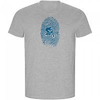 [해외]KRUSKIS MTB Fingerprint ECO 반팔 티셔츠 1139685125 Heather Grey