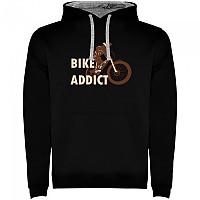 [해외]KRUSKIS 후드티 Bike Addict Two-Colour 1139695298 Black / Grey