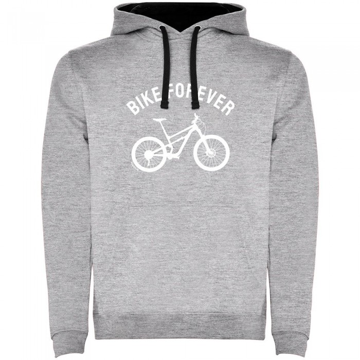 [해외]KRUSKIS Bike Forever Two-Colour 후드티 1139695302 Heather Grey / Black