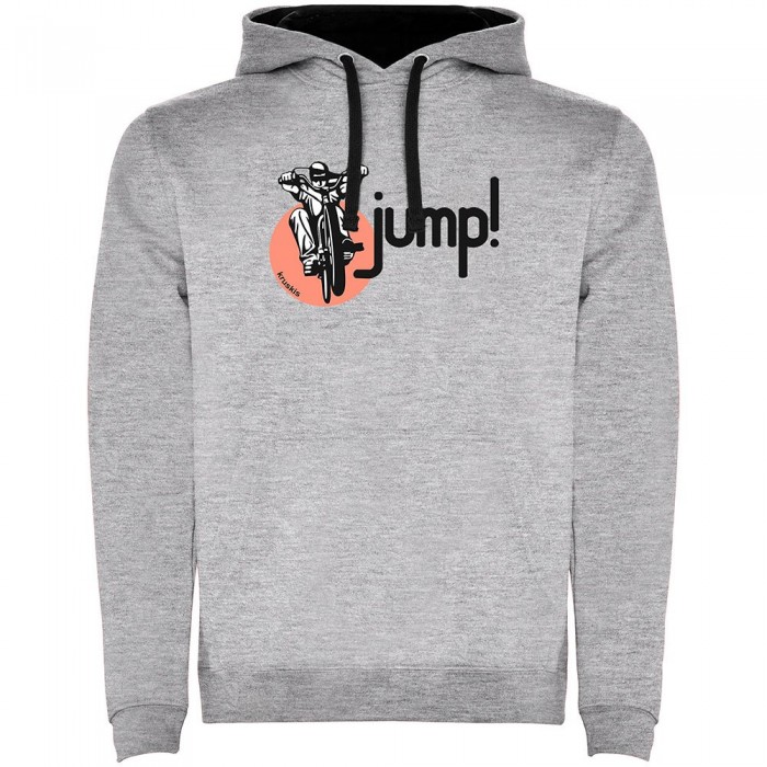 [해외]KRUSKIS Jump Two-Colour 후드티 1139695698 Heather Grey / Black