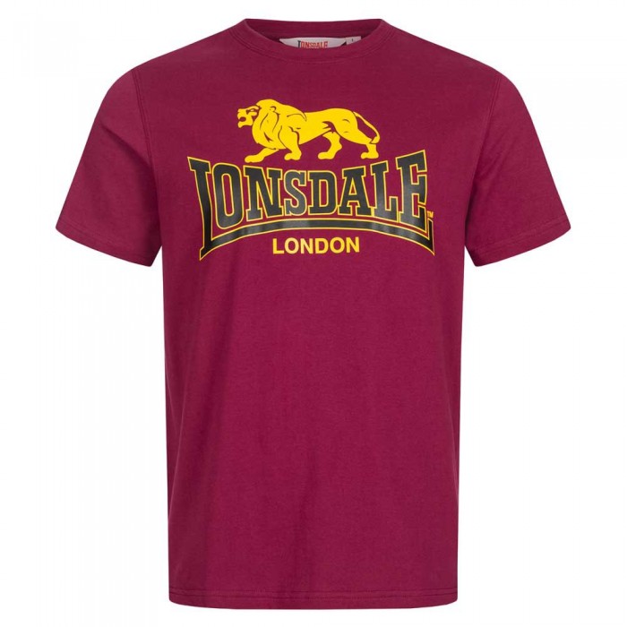 [해외]LONSDALE Taverham 반팔 티셔츠 7139686019 Oxblood