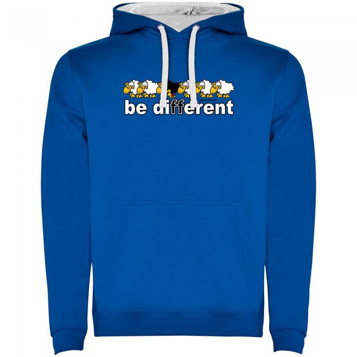 [해외]KRUSKIS Be Different Train Two-Colour 후드티 7139695288 Royal Blue / White