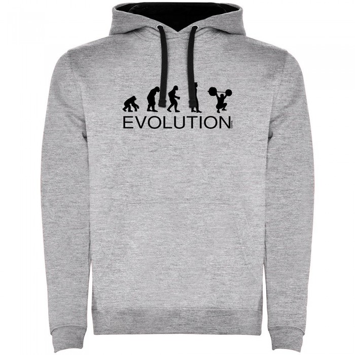 [해외]KRUSKIS Evolution Train Two-Colour 스웨트셔츠 7139695503 Heather Grey / Black