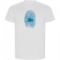 [해외]KRUSKIS Motorbiker Fingerprint ECO 반팔 티셔츠 9139685116 White