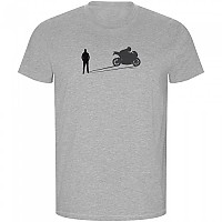 [해외]KRUSKIS Shadow Motorbike ECO 반팔 티셔츠 9139685193 Heather Grey
