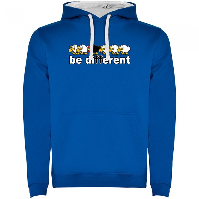 [해외]KRUSKIS Be Different Motorbike Two-Colour 후드티 9139695264 Royal Blue / White