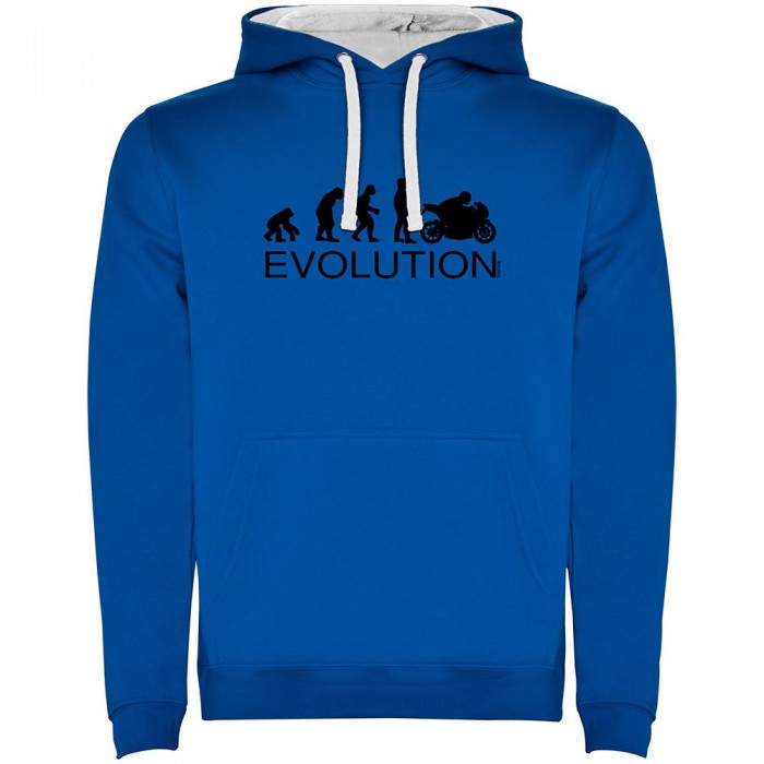 [해외]KRUSKIS Evolution Motard Two-Colour 스웨트셔츠 9139695465 Royal Blue / White