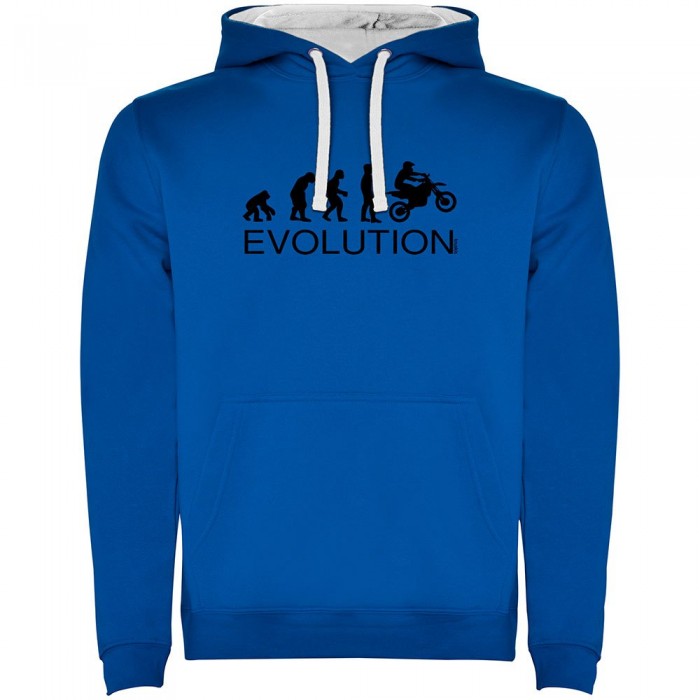 [해외]KRUSKIS Evolution Off 로드 Two-Colour 후드티 9139695471 Royal Blue / White