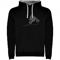 [해외]KRUSKIS Shadow Motocross Two-Colour 후드티 9139695880 Black / Grey