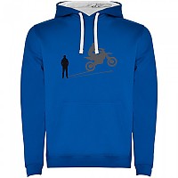 [해외]KRUSKIS 후드티 Shadow Motocross Two-Colour 9139695882 Royal Blue / White
