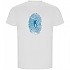 [해외]KRUSKIS Skateboarder Fingerprint ECO 반팔 티셔츠 14139685226 White