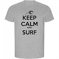 [해외]KRUSKIS Surf Keep Calm And Surf ECO 반팔 티셔츠 14139685299 Heather Grey