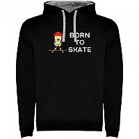 [해외]KRUSKIS Born To Skate Two-Colour 후드티 14139695346 Black / Grey