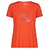 [해외]CMP 38T6656 반팔 티셔츠 4139682314 Campari / Orange