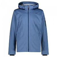 [해외]CMP Zip Hood 39A5027M 소프트쉘 자켓 4139679391 Dusty Blue Melange