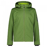 [해외]CMP 집 Hood 39A5027M 소프트쉘 재킷 4139679396 Limegreen Melange