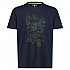 [해외]CMP T-셔츠30T5057 반팔 티셔츠 4139682636 B.Blua / Limegreen