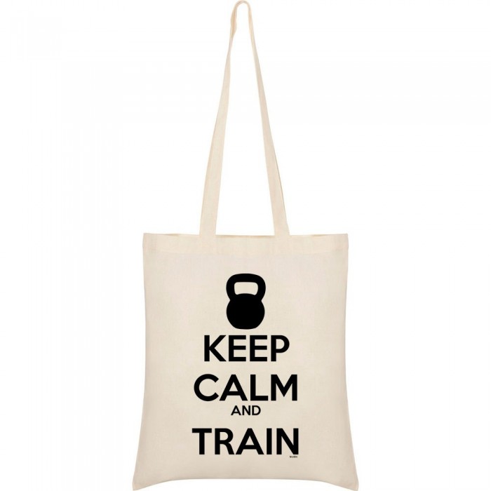 [해외]KRUSKIS 토트 백 Keep Calm And Train 7139716251 Beige