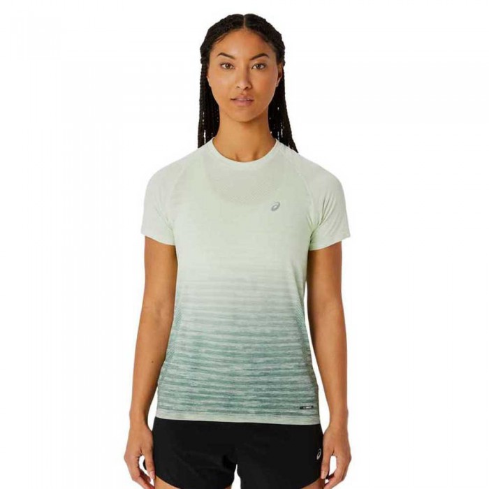 [해외]아식스 Seamless 반팔 티셔츠 6139581994 Whisper Green / Slate Grey