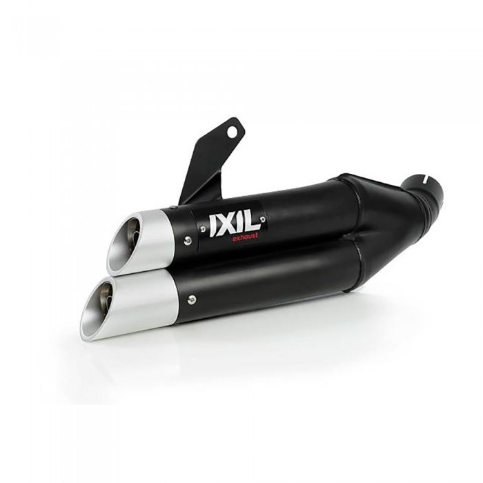 [해외]IXIL Dual Hyperlow XL Honda CB 500 F 13-15/CB 500 X 13-16/CBR 500 R 13-15 인증된 스테인리스 스틸 슬립온 머플러 9139653476 Black / Silver