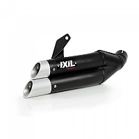 [해외]IXIL Dual Hyperlow XL Honda CB 500 F 16-18/CB 500 X 17-18/CBR 500 R 16-18 인증된 스테인리스 스틸 슬립온 머플러 9139653477 Black / Silver