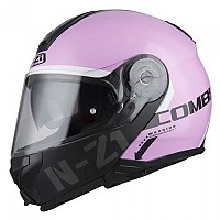 [해외]NZI 컨버터블 헬멧 Combi 2 Duo 9139684444 Glossy Shell/Matt Chin Bar Flydeck Pink