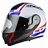 [해외]NZI Combi 2 Duo 모듈형 헬멧 9139684448 Glossy Shell/Matt Chin Bar Shock White / Red