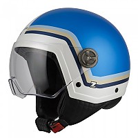 [해외]NZI Zeta 2 오픈 페이스 헬멧 9139684725 Matt Profile Electric Blue